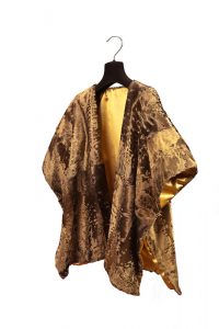 24 carat gold plated Swakara fur coat by Nobline of Switzerland