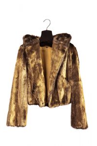 24 carat gold plated mink jacket by NOBLINE